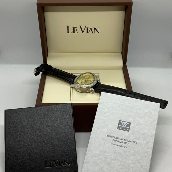 Le Vian Diamond Python Banded Watch - Picture 2 of 16